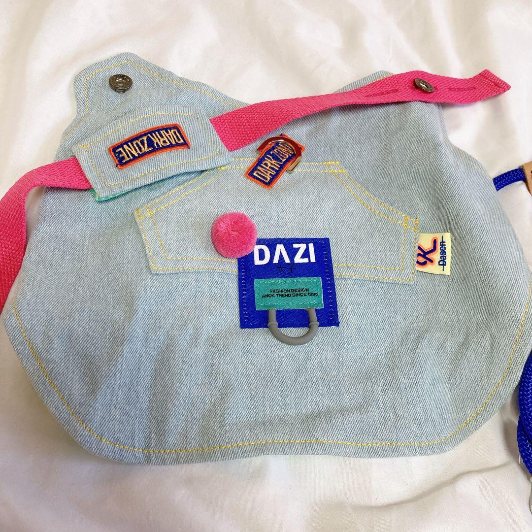 ❣️匿名❣️犬　ハーネス、調整可能なベルクロデニム犬用ハーネス