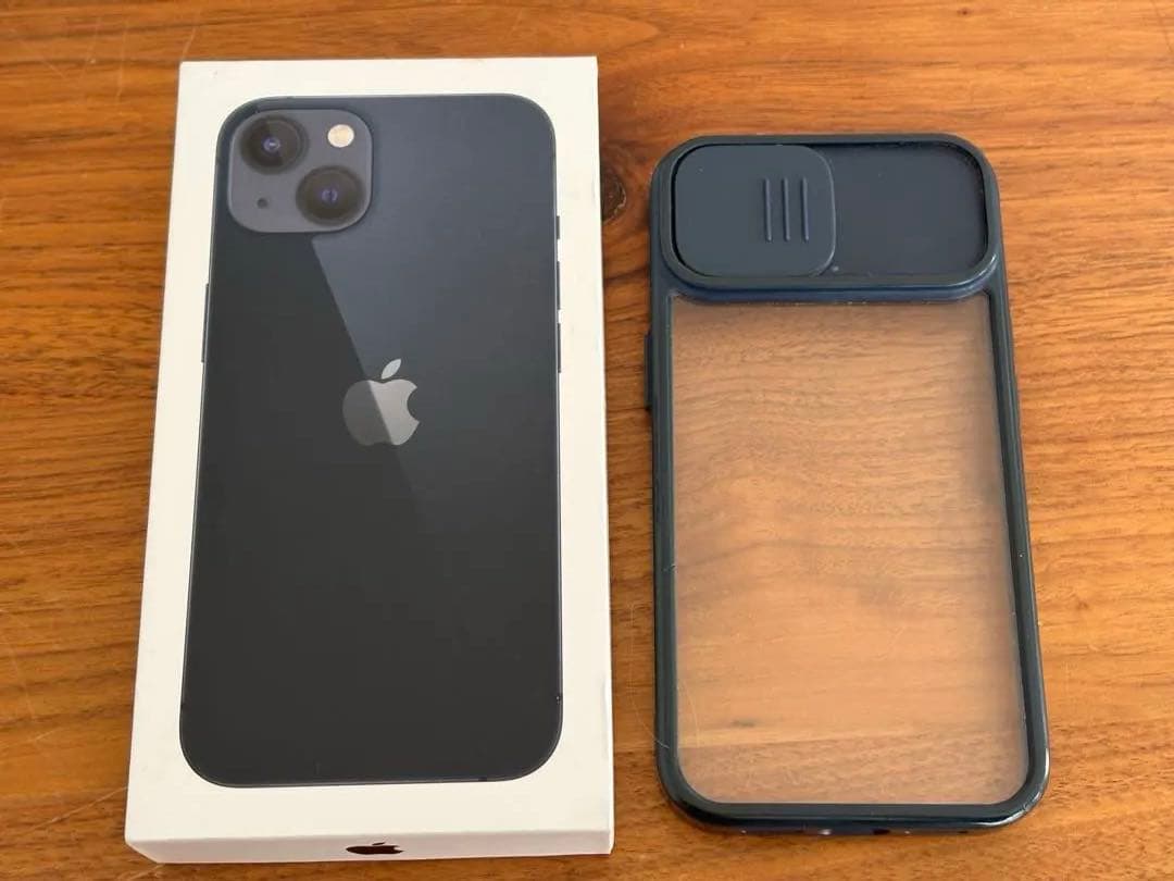 美品iPhone 13 ミッドナイト 128GB SIMフリー 箱あり・禁煙環境