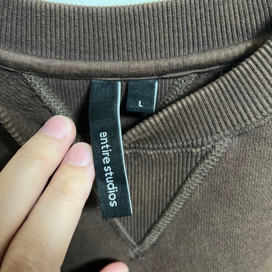 entire studios box crew サイズL