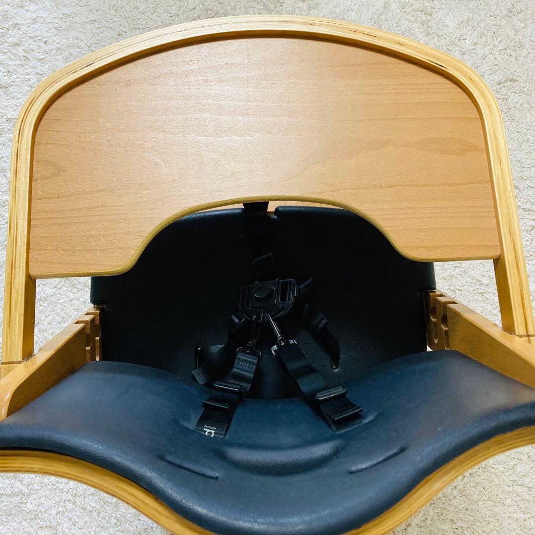 wari ビヨンドジュニア　木製　ベビーチェア　ガード　テーブル付き