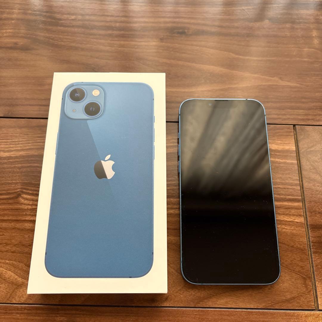 t2look様 極美品大容量iPhone 13 ブルー 256GB SIMフリー