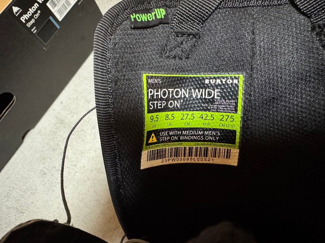 Burton フォトン BOAブーツ Step On 27.5cm US9.5