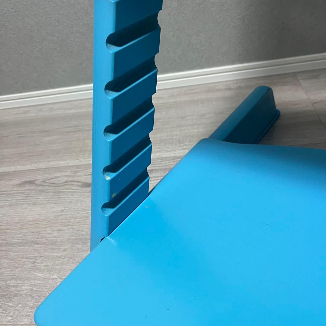 ストッケ トリップトラップ ベビーチェア アクアブルー シリアルナンバー4 廃盤