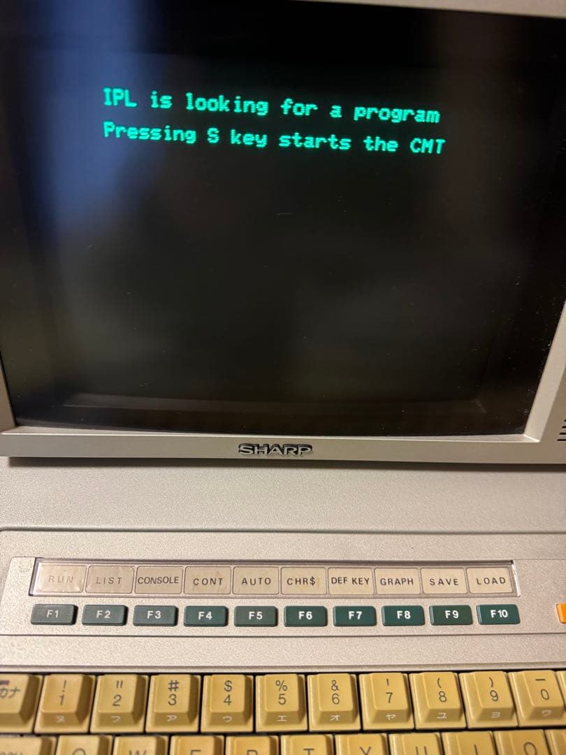 SHARP MZ-80B ソフト付き