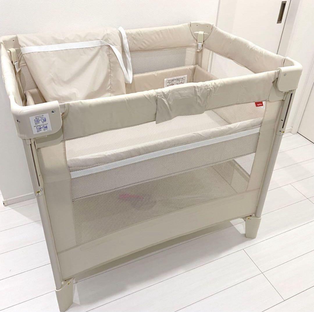 ☆美品☆ Aprica アップリカ ココネルエアー ベビーベッド
