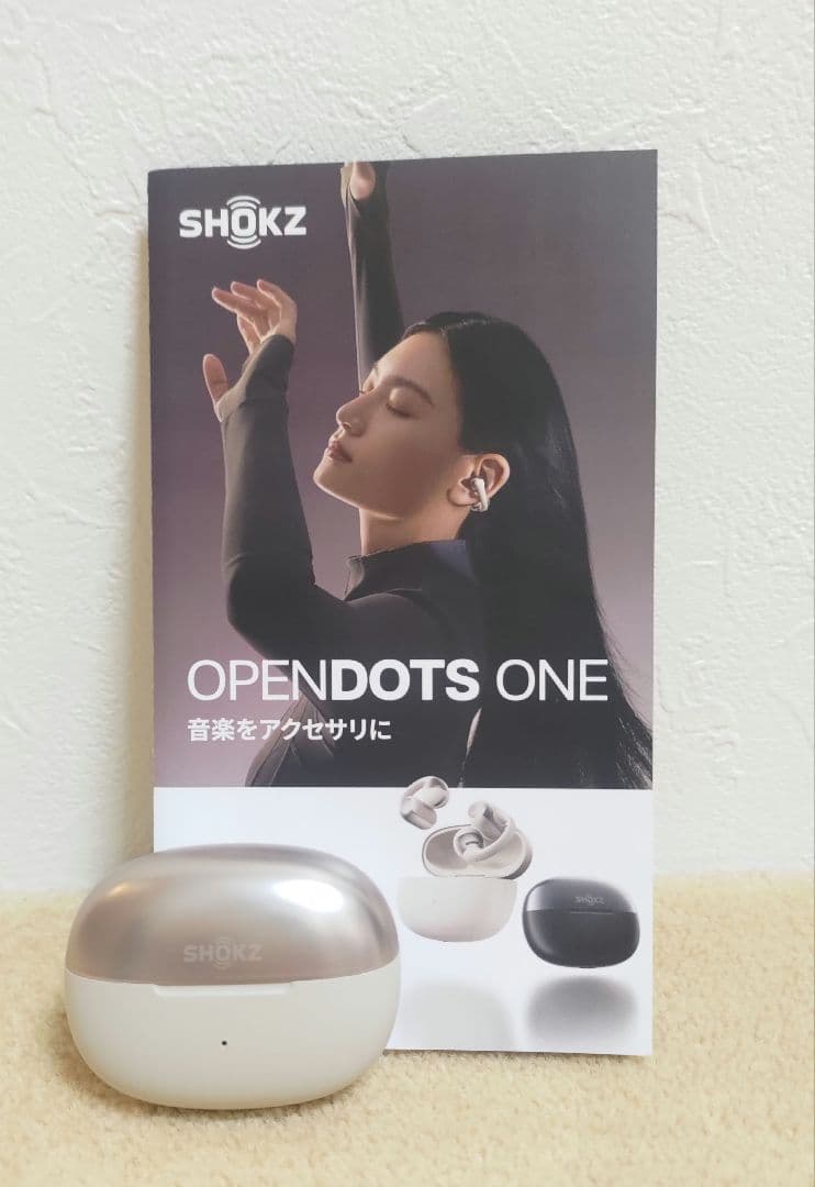SHOKZ OPENDOTS ONE ワイヤレスイヤホン Greyグレイ新品同様
