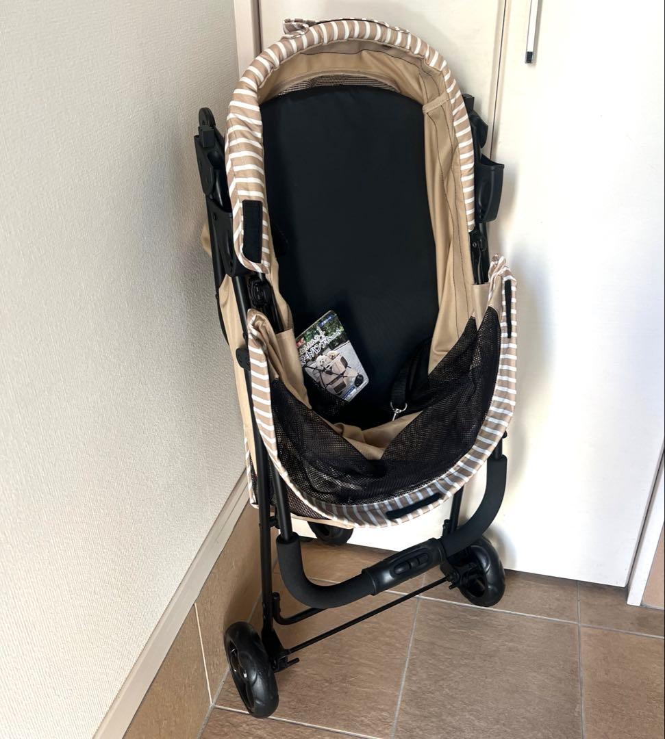 【折りたたみ式】GEX わんわんカート スマートハンディ Safety 説明書付