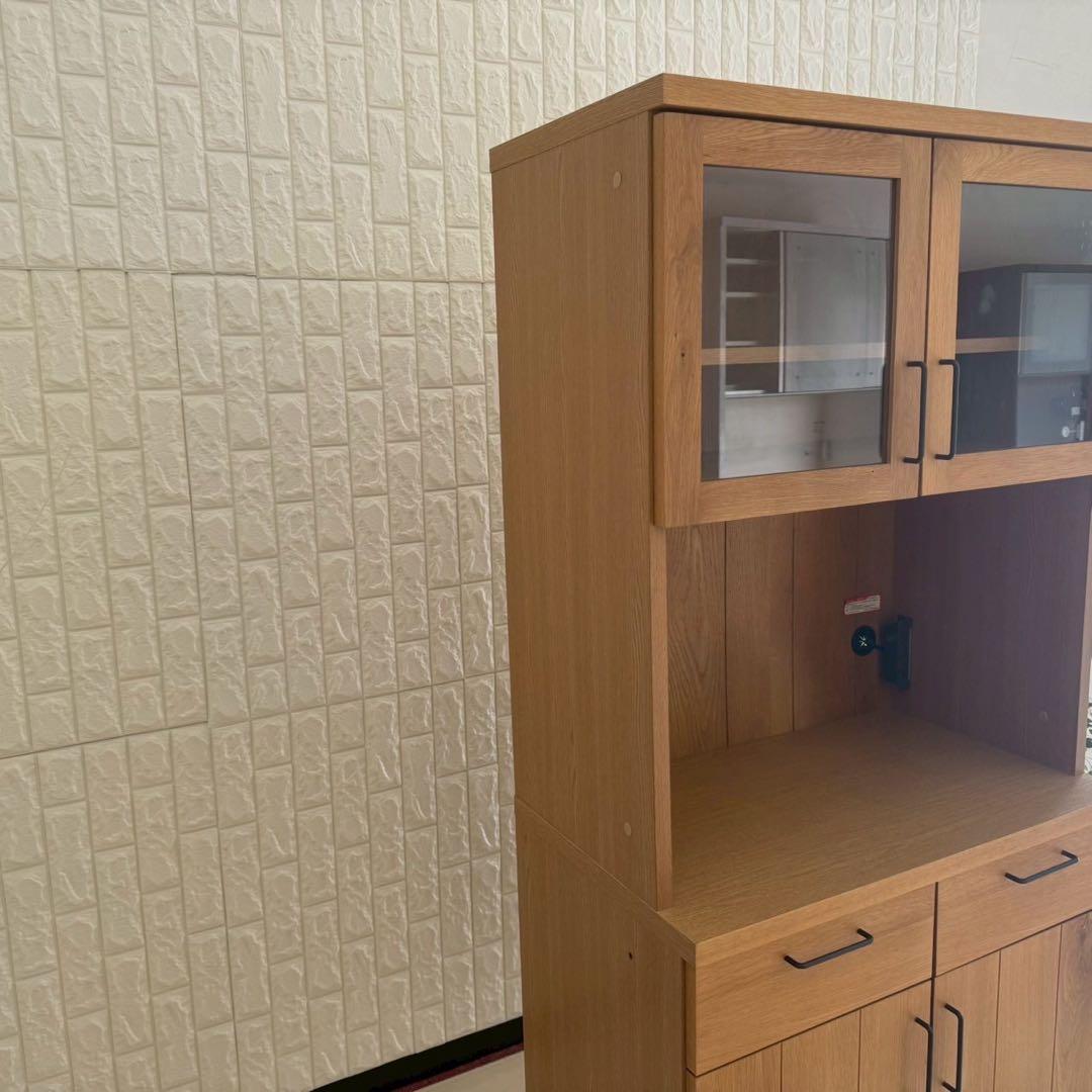 都内23区配送無料✨河口家具製作所　キッチンボード　食器棚　レンジ台　美品