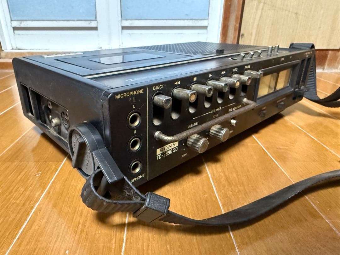 ソニー　カセットコーダー　TC-2890SD デンスケ　レトロ 家電　希少