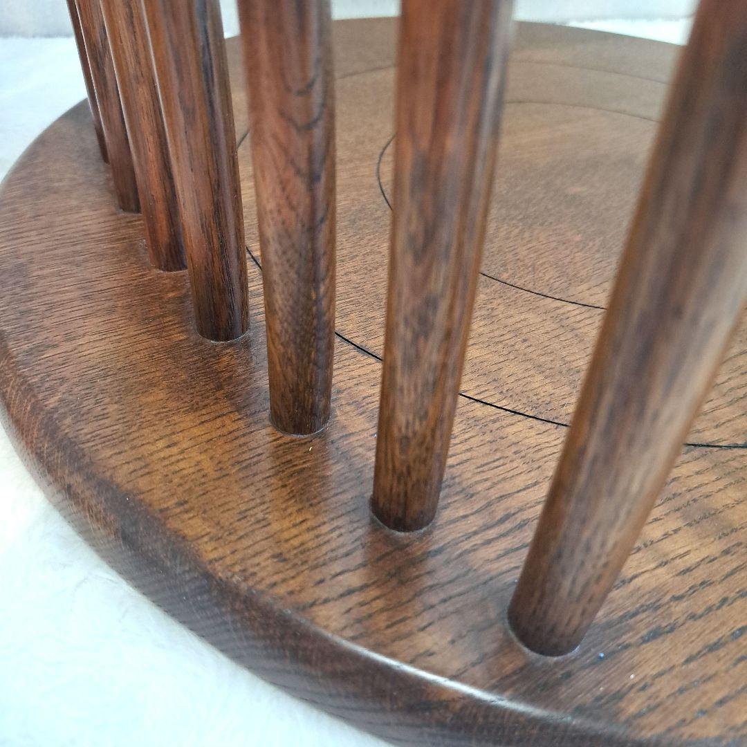 和モダン　旅館　木製座椅子　　民芸家具　4脚セット！