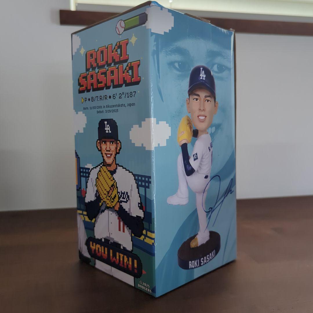 【未開封】限定品 佐々木朗希 ボブルヘッド　ドジャース　メジャーリーグ