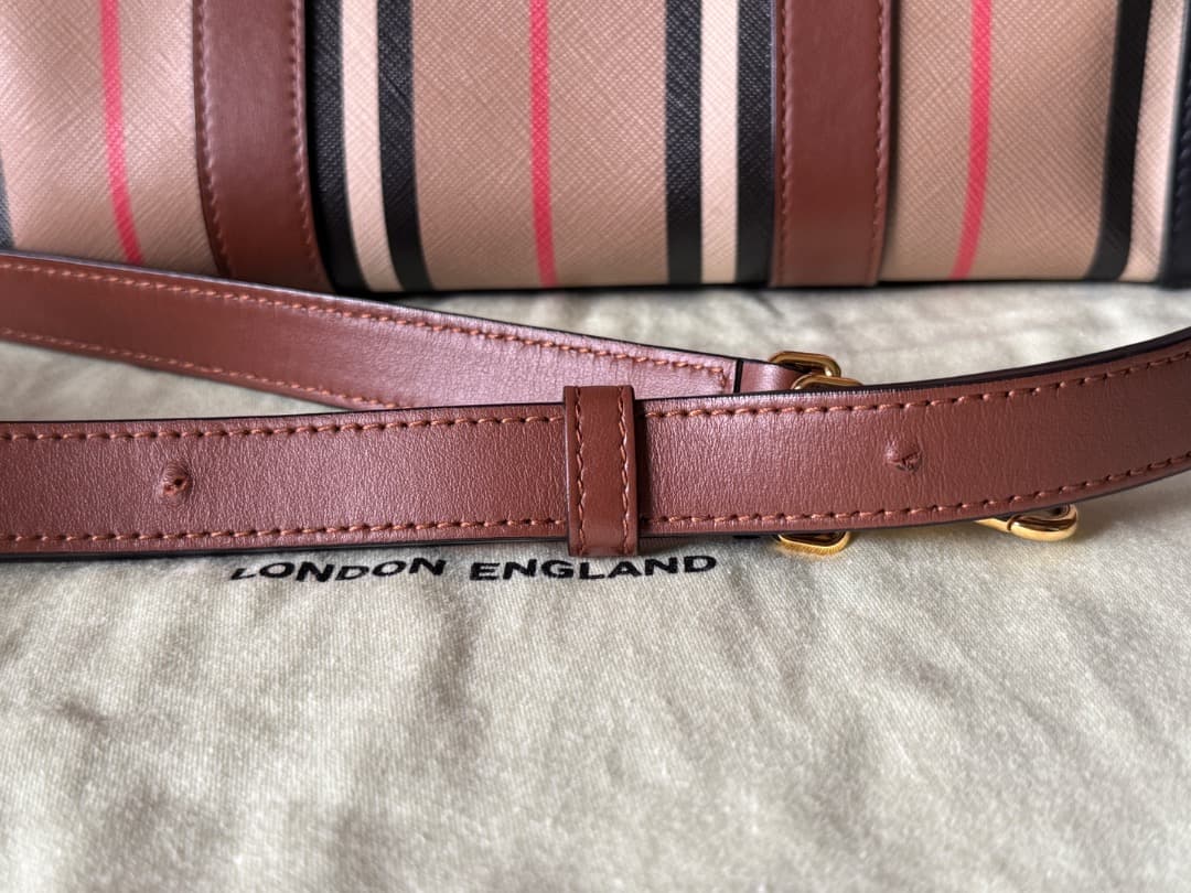 BURBERRY ストライプ トートバッグ