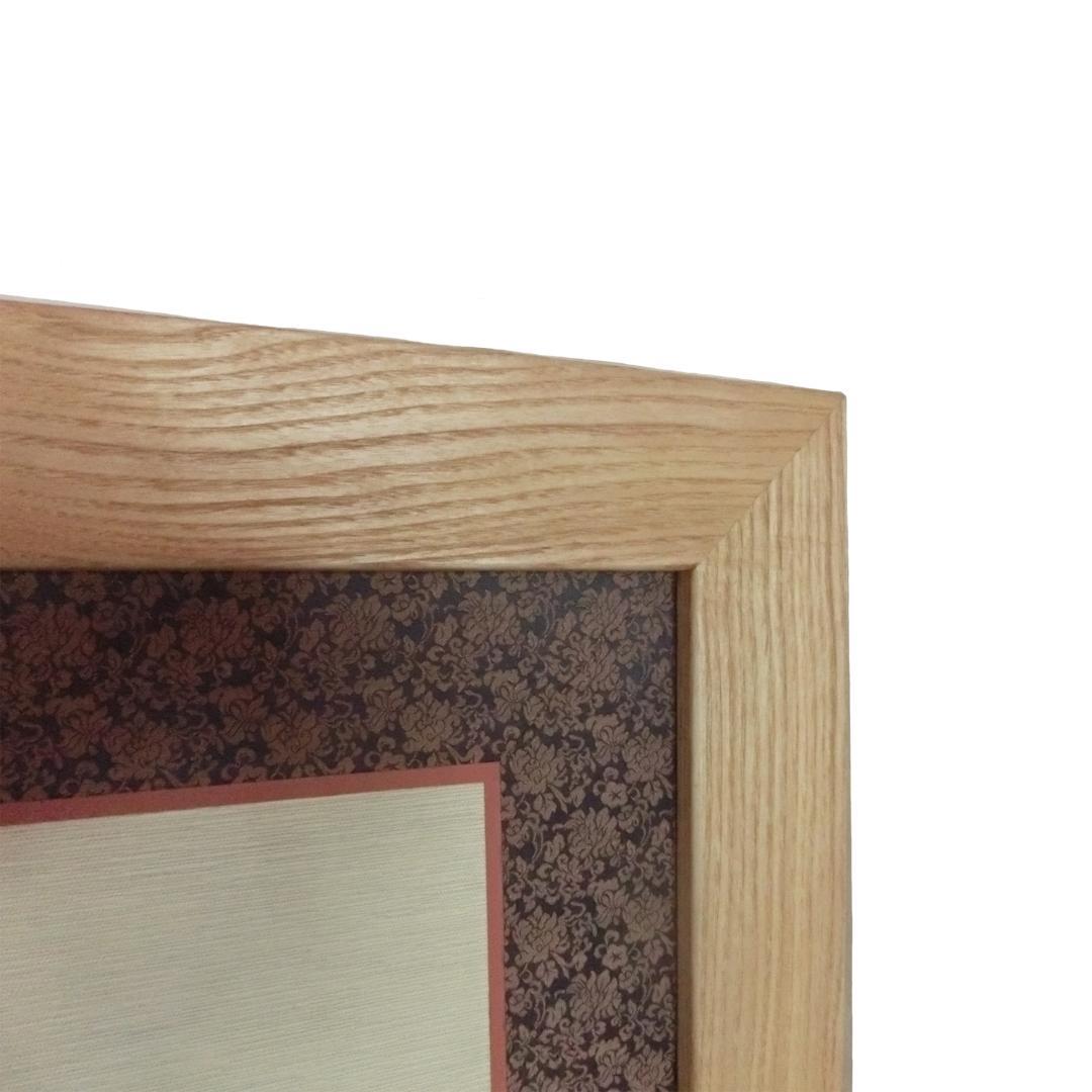 奥ゆかしさを醸す伝統衝立 山水画＋小紋柄