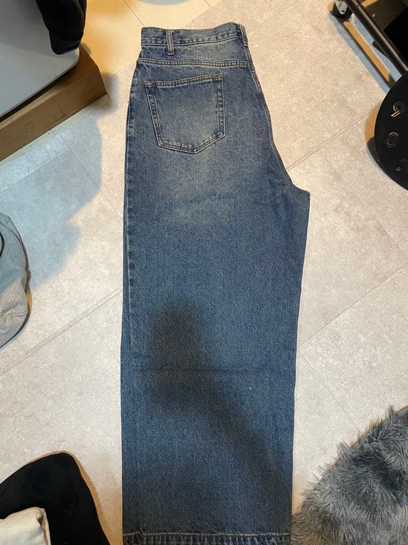 9090 king logo vintage denimデニム インディゴ