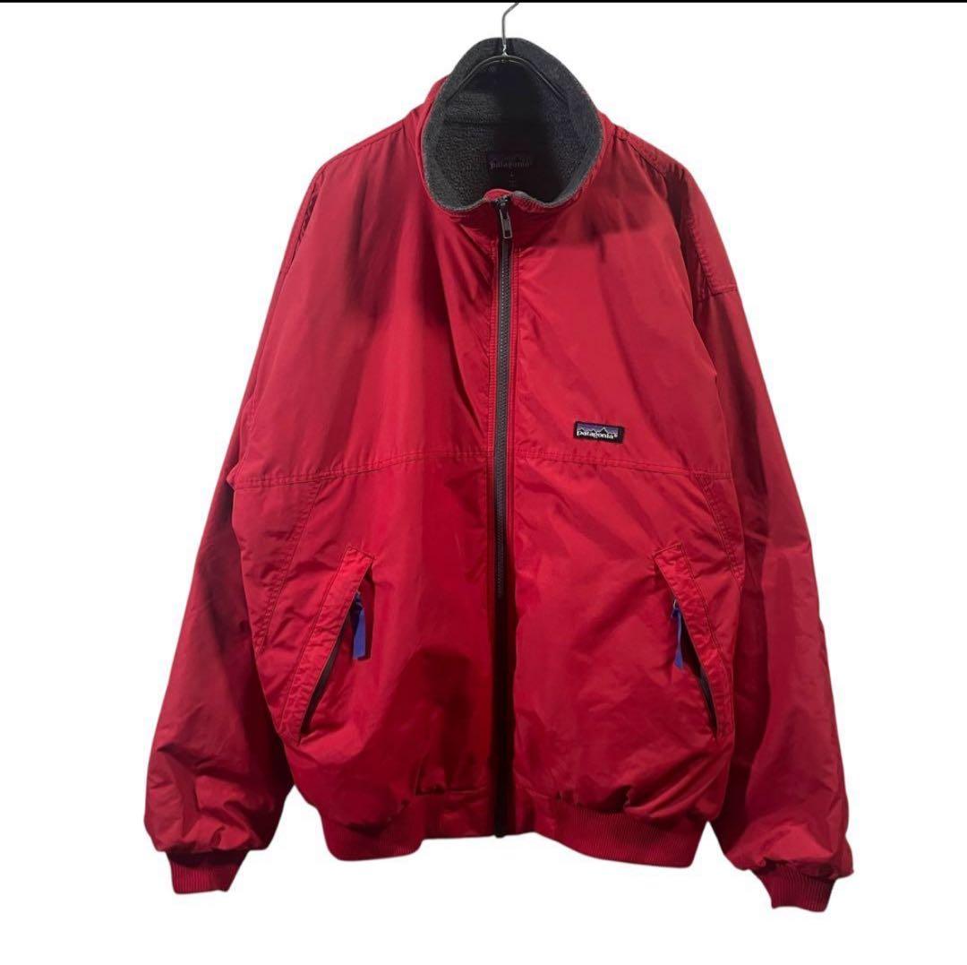 90s patagonia シェルドシンチラ　ジャケット　フリース　L USA製