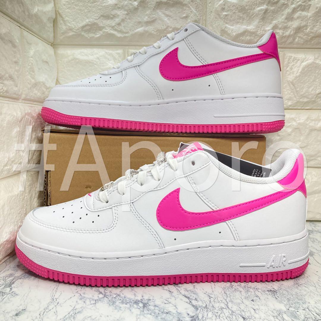 NIKE ナイキ AIR FORCE 1 エアフォース1 シルバーピンク23.5