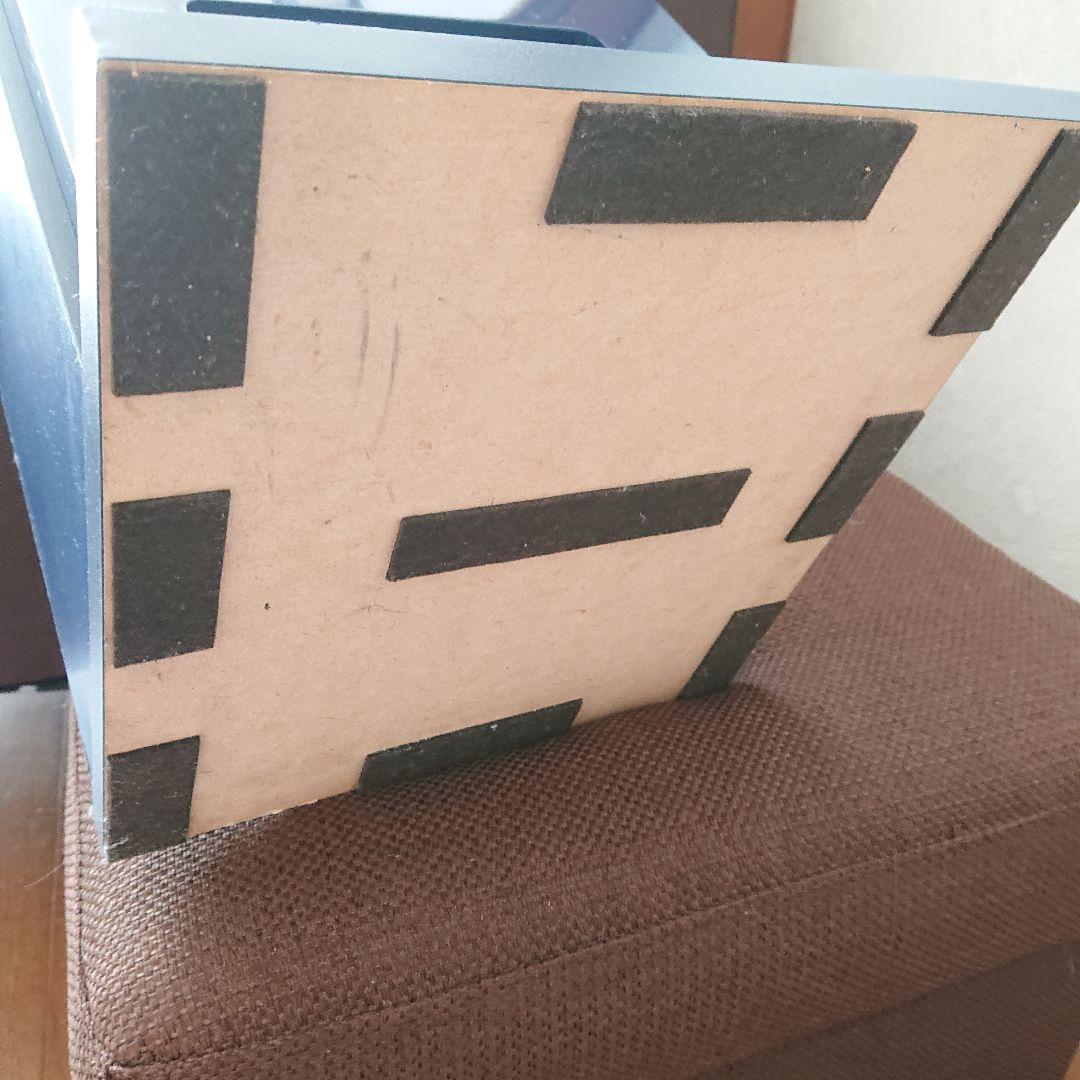 希少青色廃盤商品　木製山善CDタワー　FCDT-2680 DSG 濃いブルー