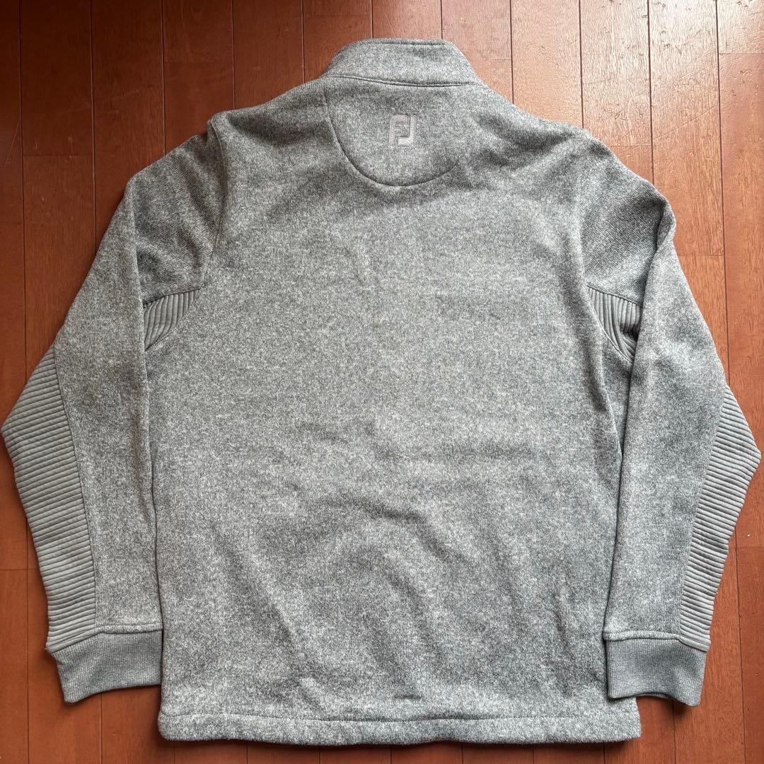 【早い者勝ち】フットジョイ/footjoy/ゴルフウェアメンズLグレージップ付き