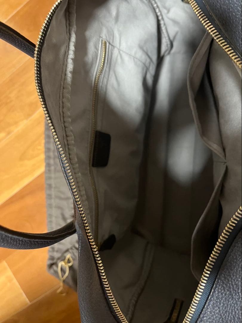 Cisei guji別注 901 シュリンクレザーブリーフケース　ネイビー