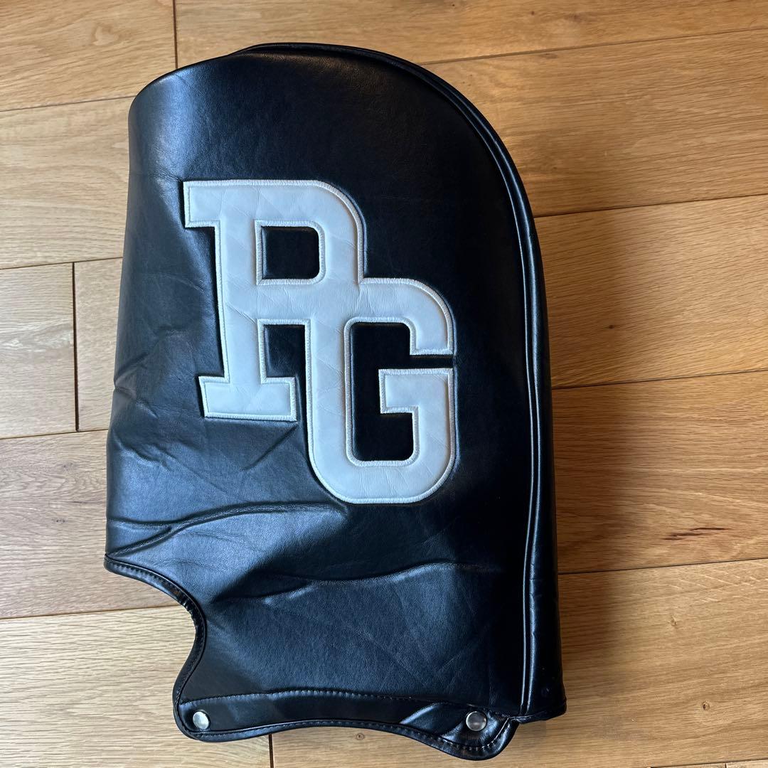 PEARLY GATES キャディバッグ 黒/赤