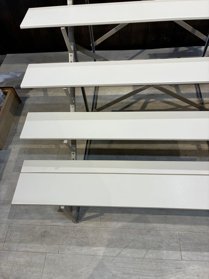 雛壇7段飾り　白色　40号　説明書あり