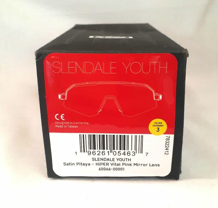 100% Slendale Youth ピンク ワンハンドレッド サングラス