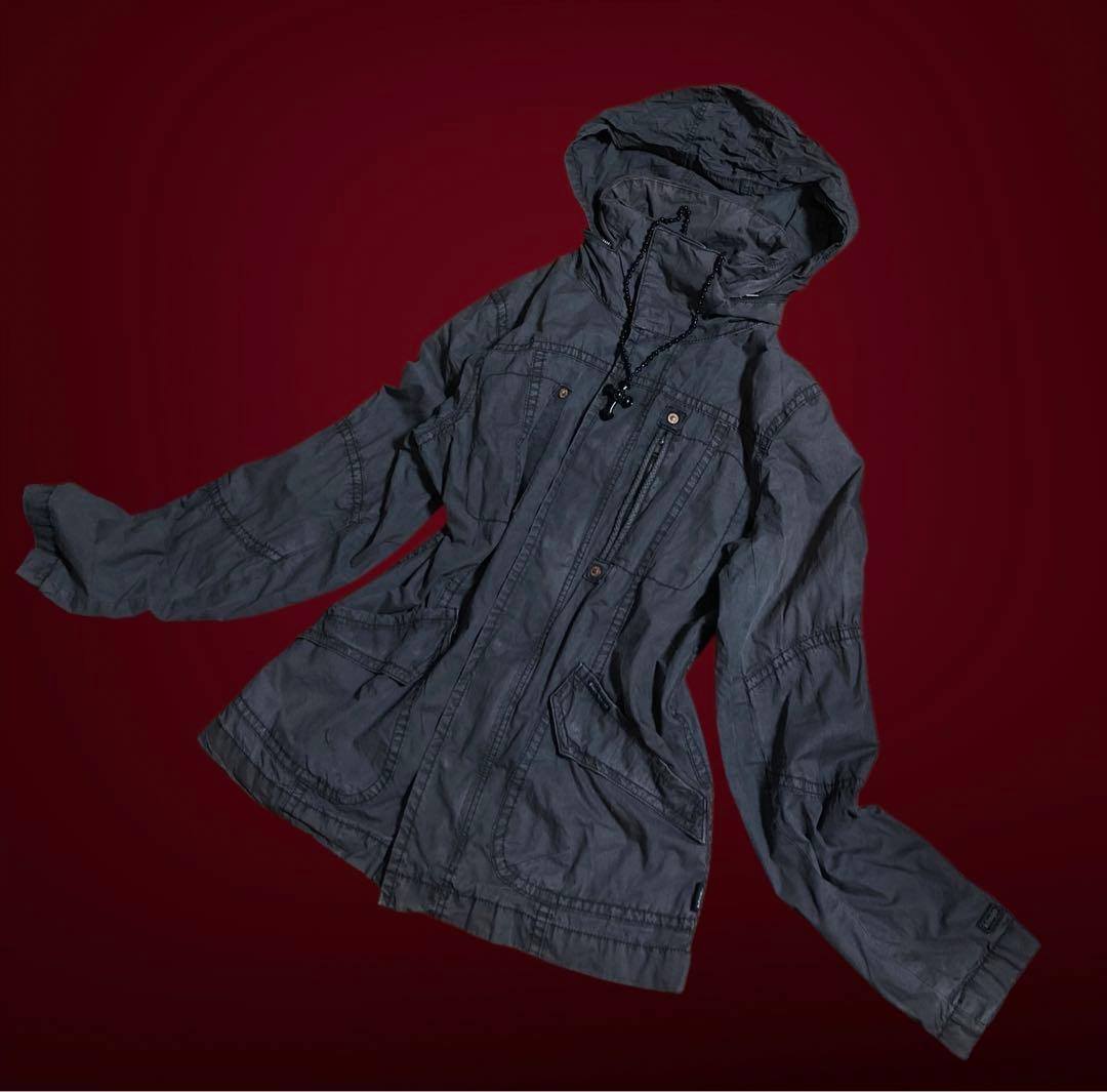 y2k00s当時物黒ミリタリーフェアリーグランジ古着NANAパンク平成ギャル