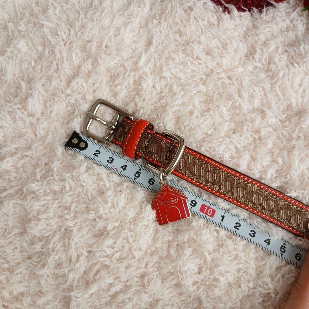 新品　未使用　COACH　コーチ　犬　シグネチャー　首輪　レア　XS　小型犬