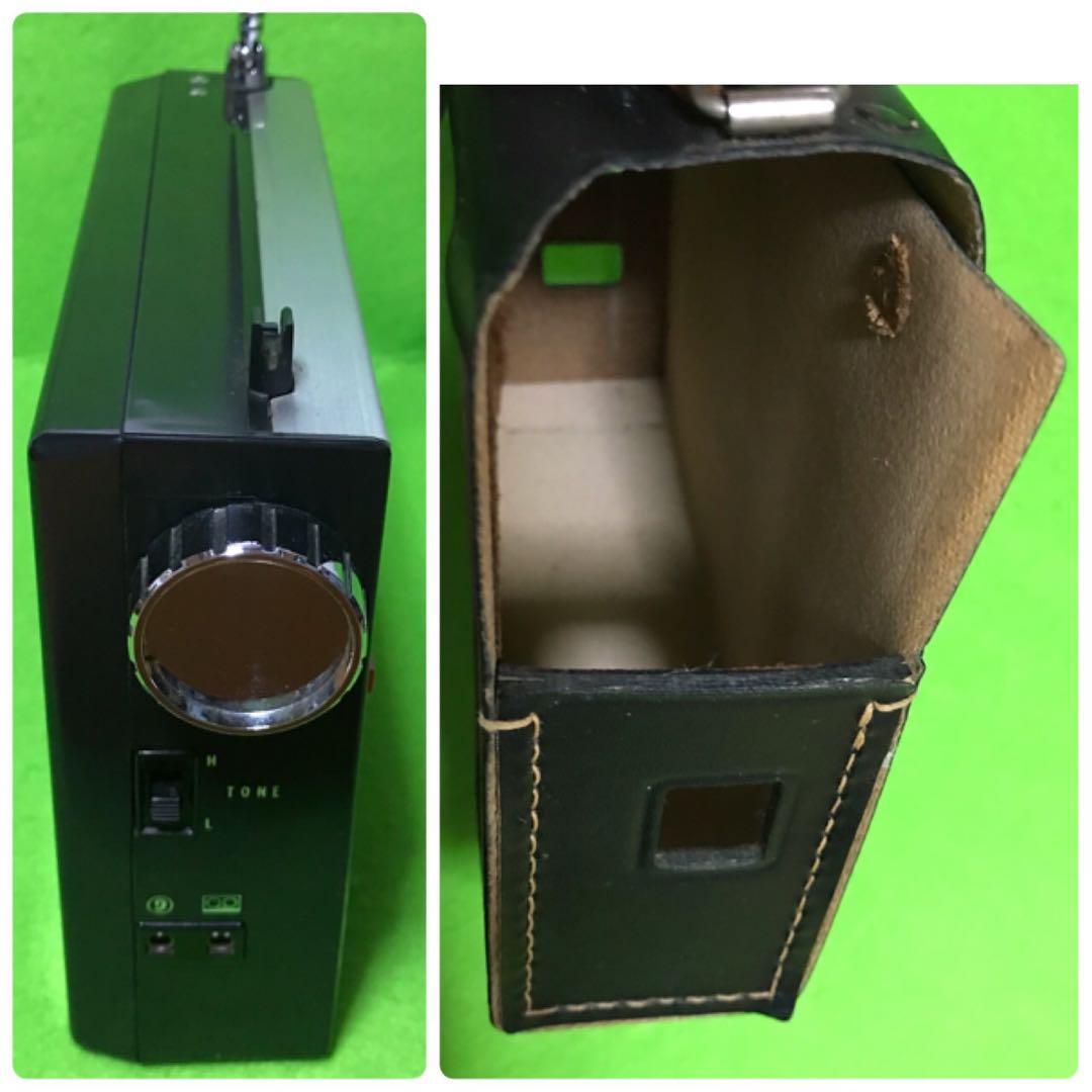SONY ラジオ　TFM-110D 革ケース付き　美品
