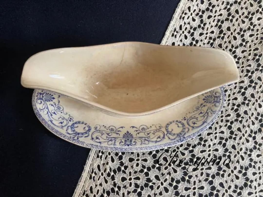 フランスアンティーク クレイユモントロー ソーシエール