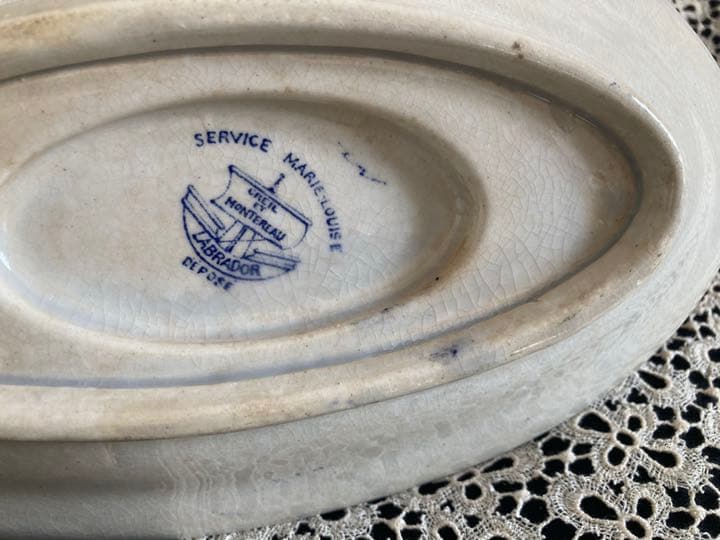 フランスアンティーク クレイユモントロー ソーシエール