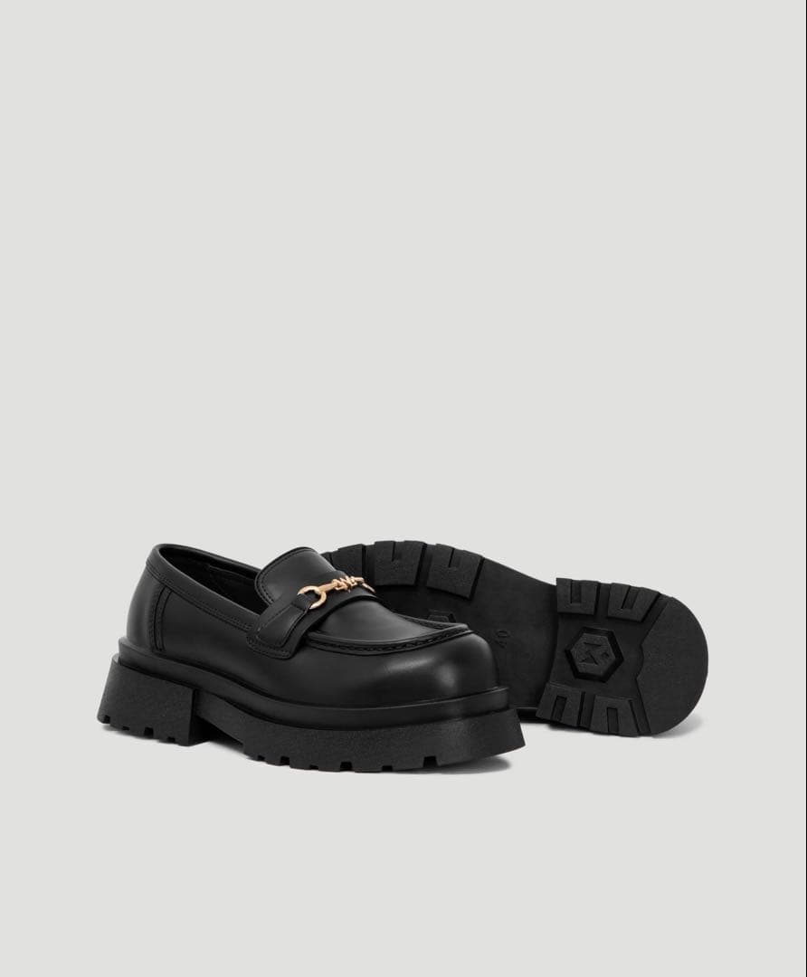 THE wolf Global ウルフ チャンキーブーツ ローファー スリッポン