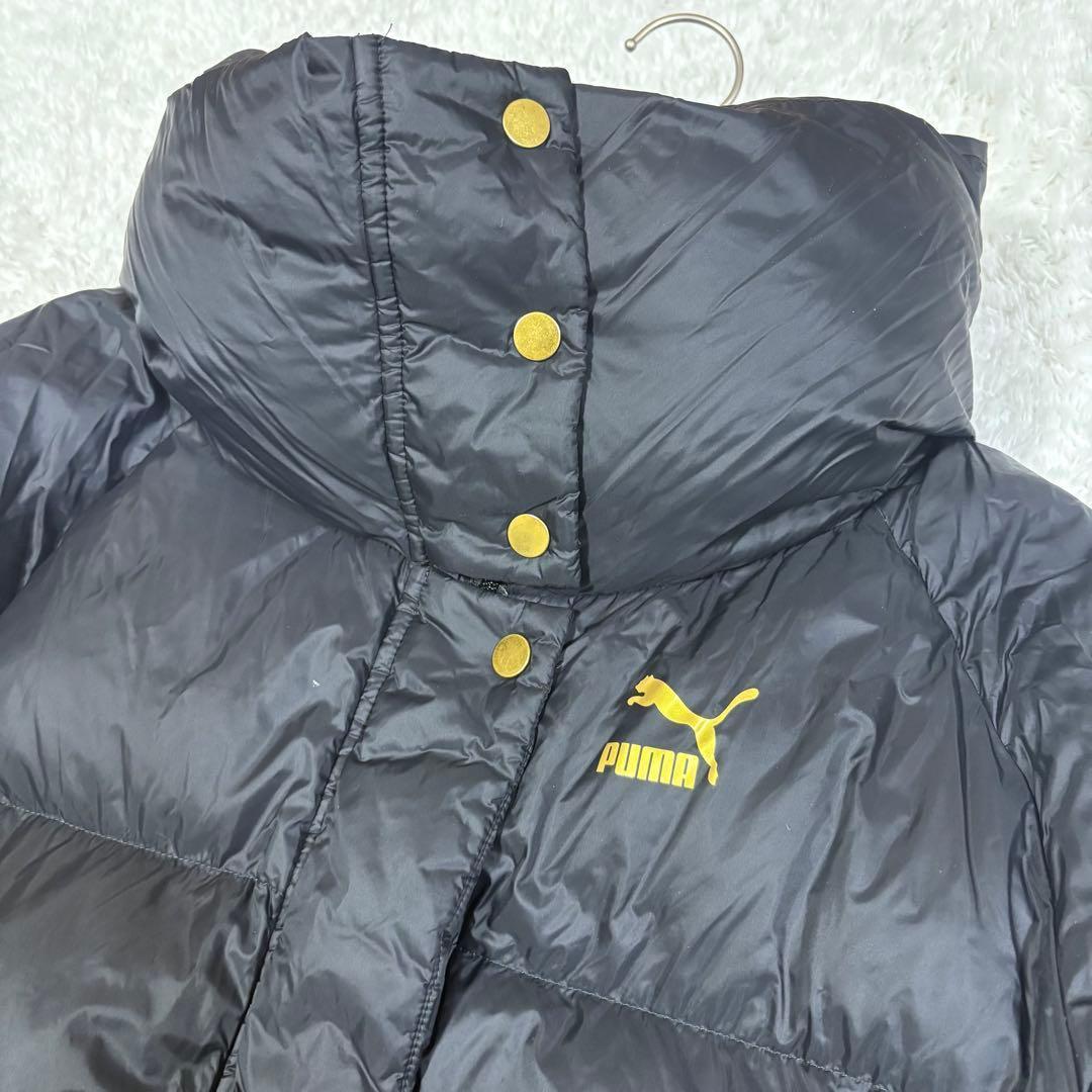 プーマ　ロングベンチコート ダウン90% ダウンコート 2重襟