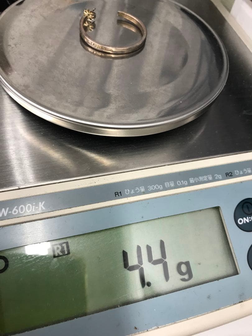 TIFFANY & Co. ティファニー　ナロー　ピアス 925刻印あり