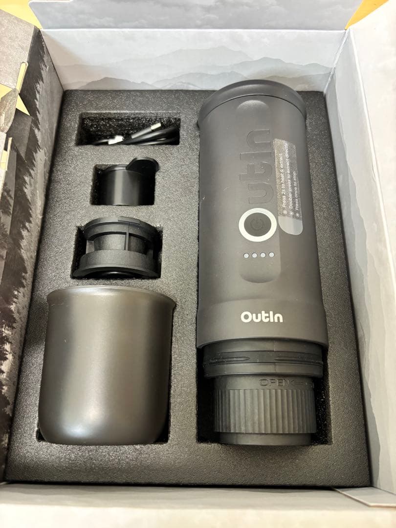 Outin Nano ポータブルエスプレッソマシーン　専用スタンドセット