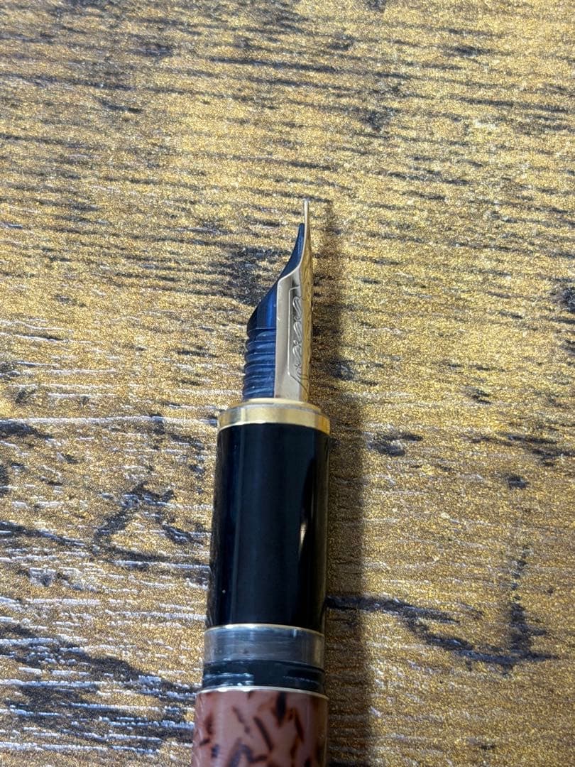 1984年製　初期型　カスタム　鼈甲柄　パイロット　万年筆　M コンバーター一体