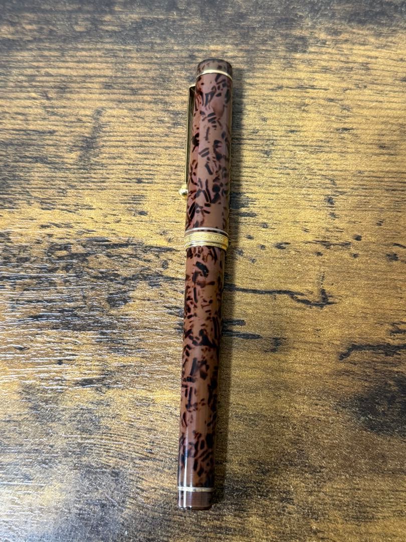 1984年製　初期型　カスタム　鼈甲柄　パイロット　万年筆　M コンバーター一体