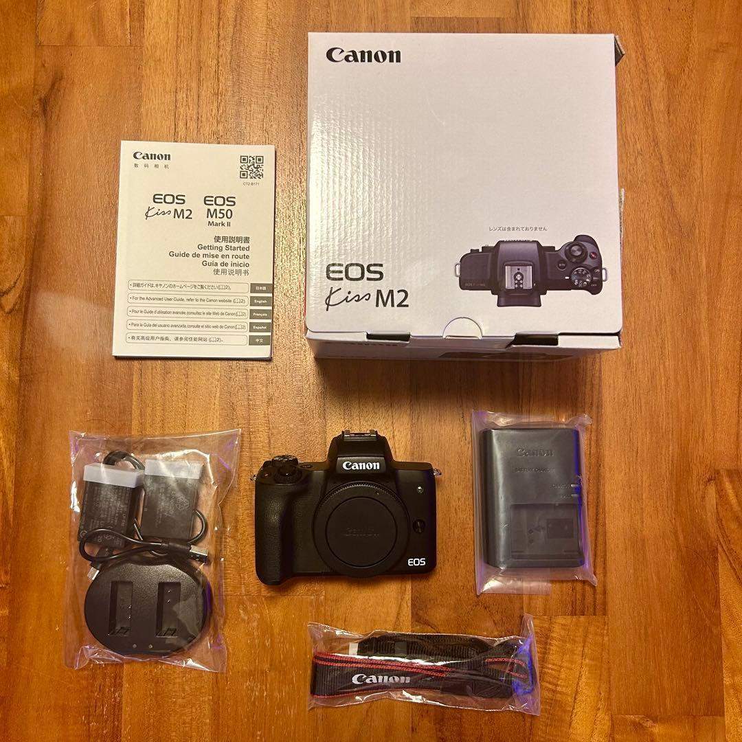Canon EOS Kiss M2 ブラック　付属品多数