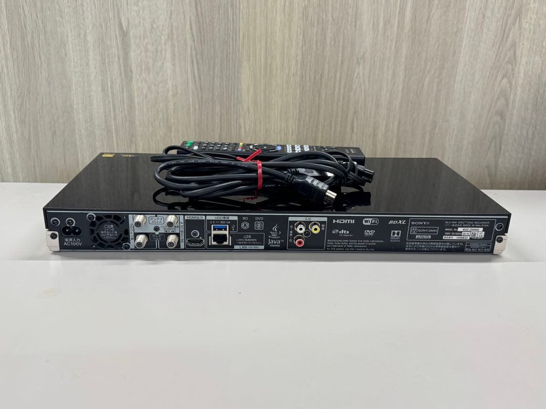 激安‼️ ソニー　ブルーレイ DVDレコーダー BDZ-ZW550 2017年製