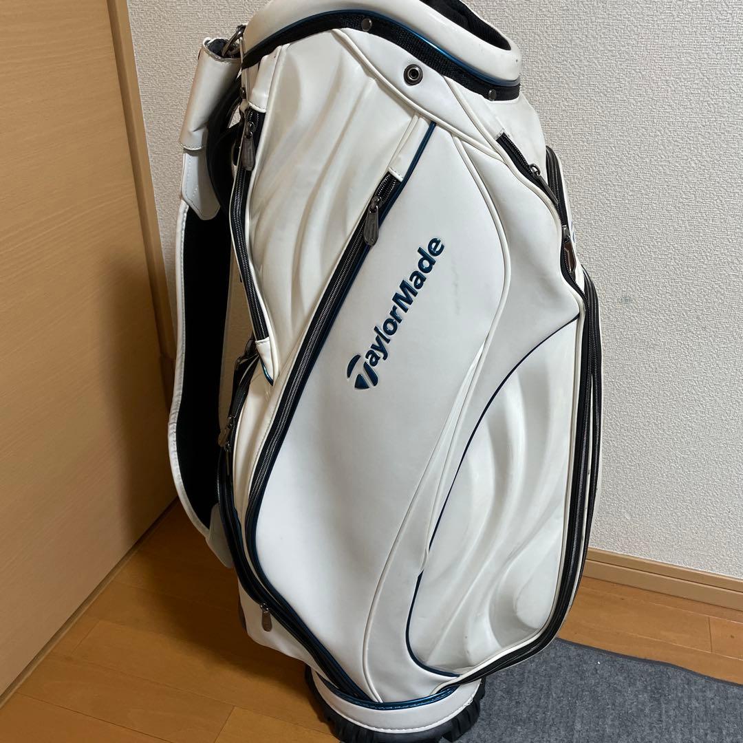 TaylorMade テーラーメイド キャディバッグ 白 9型 フード