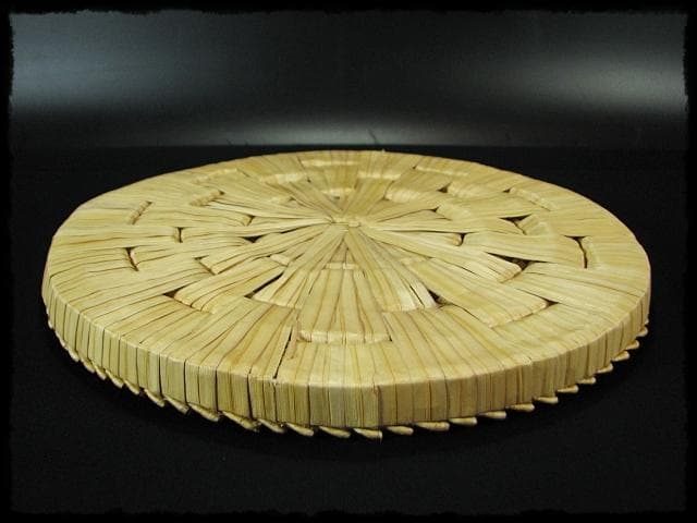 円座 5枚揃 茶道具 露地道具 網代 立礼 座布団 f316