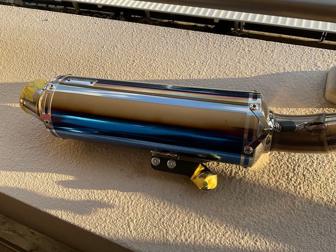 NMAX125ヨシムラGP−MAGUNUMチタンブルー