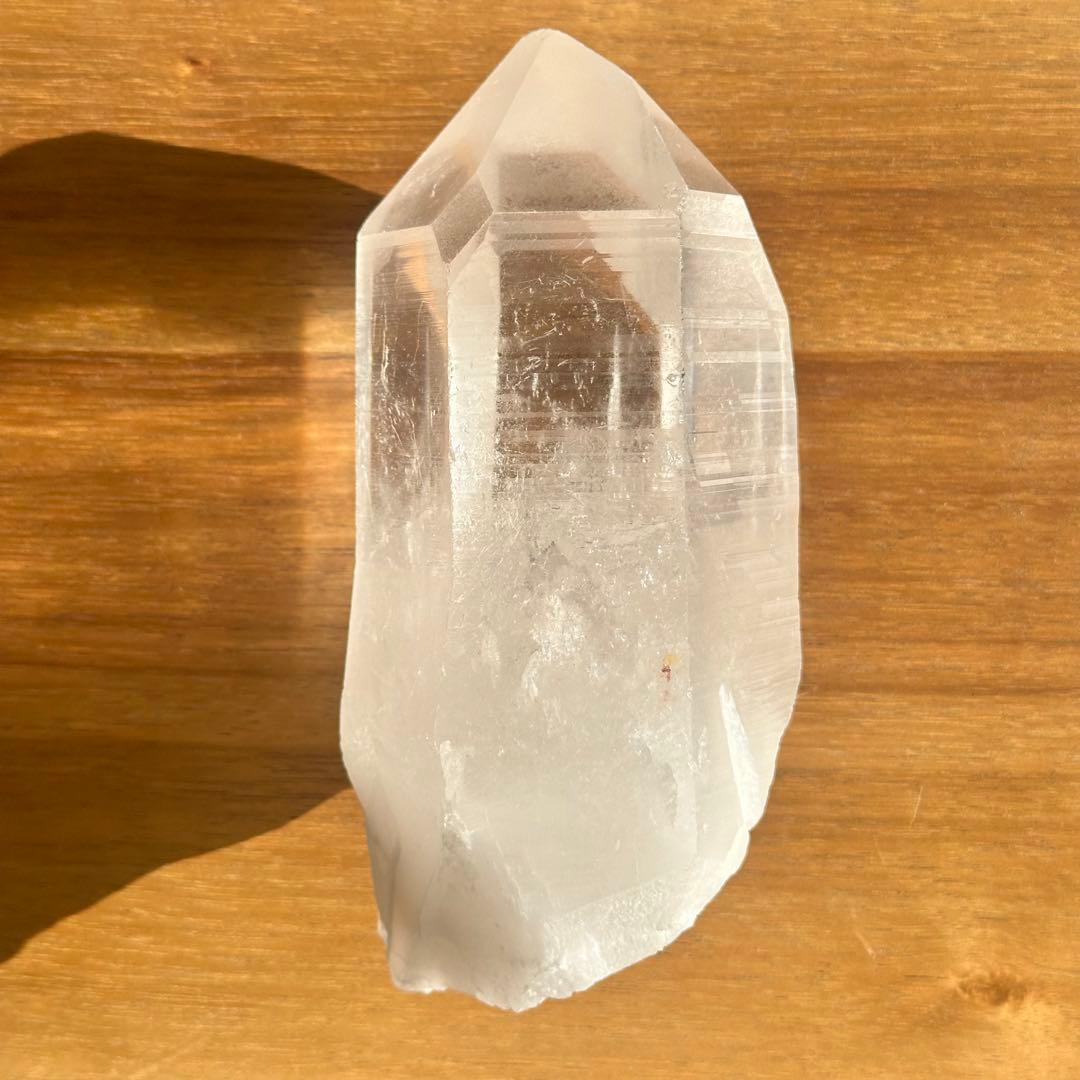 【水晶　ロック クリスタル】　バーコード入り　ビッグポイント　⑤