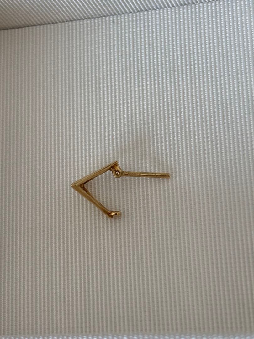 Shihara シハラ トライアングルピアス 10 k18