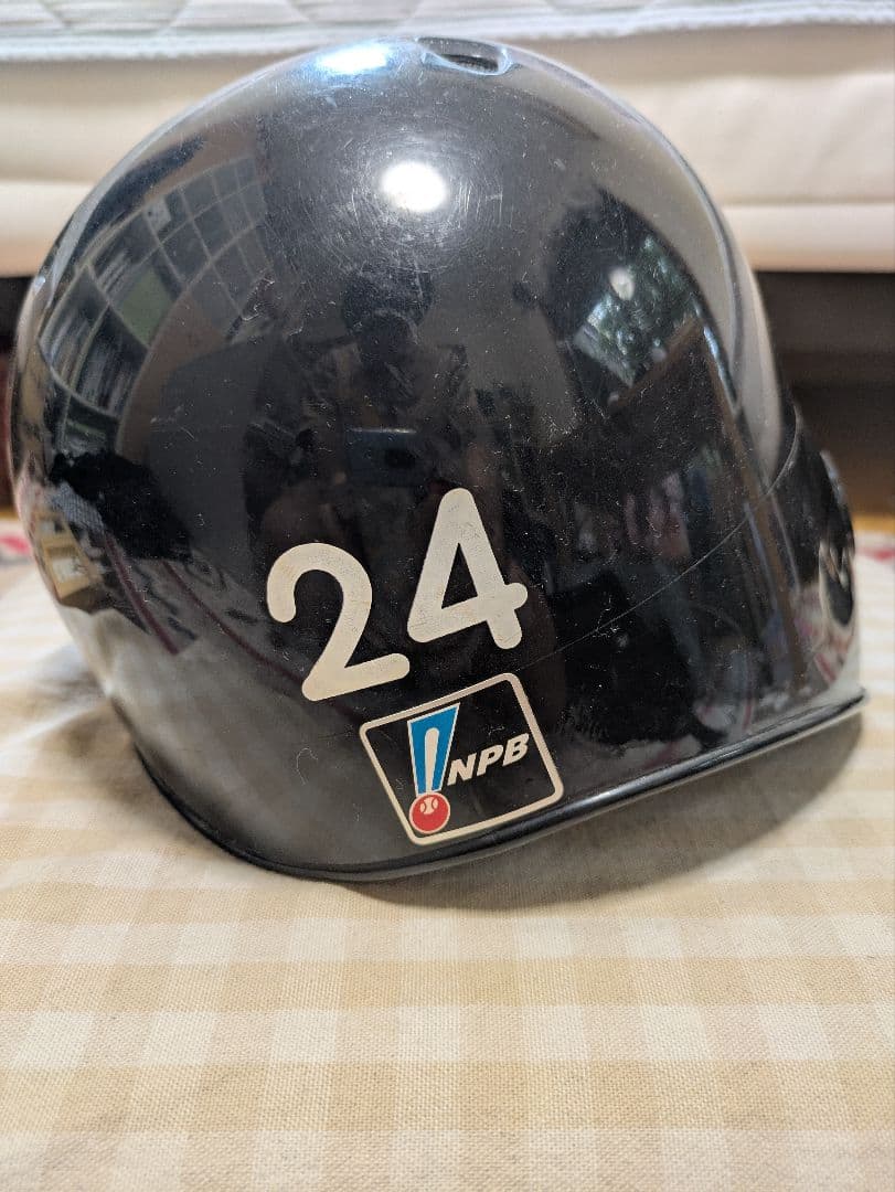 ぴ*ん様 【値段交渉可】阪神タイガース 24 桧山進次郎 実使用直筆サイン入りヘ