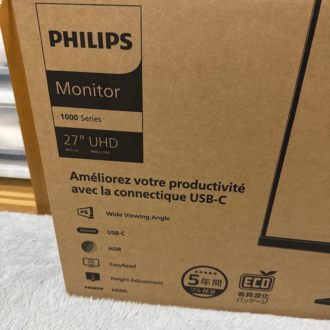 PHILIPS 27インチ 4k UHD モニター
