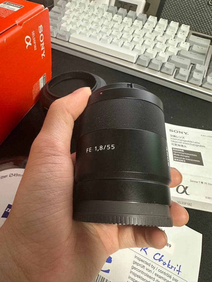 『美品』SONY FE 55mm F1.8 ZA レンズ　UVおまけ