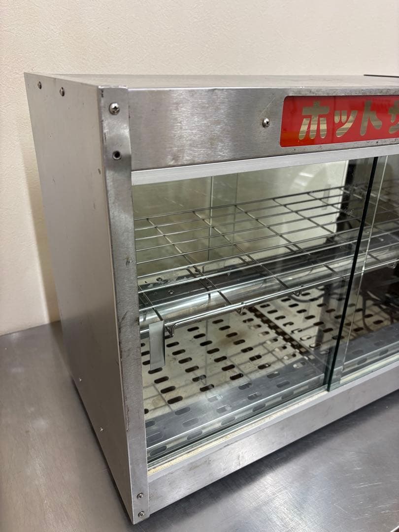 EISHIN ホットショーケース　温蔵庫 ステンレス製 ガラス引き戸