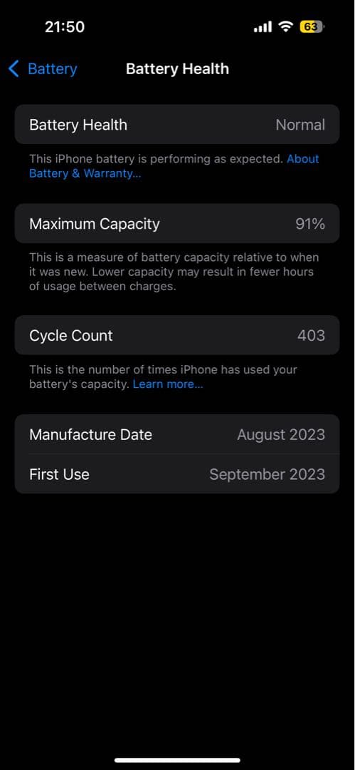 Apple iPhone 15 ブラック 128GB SIMフリー