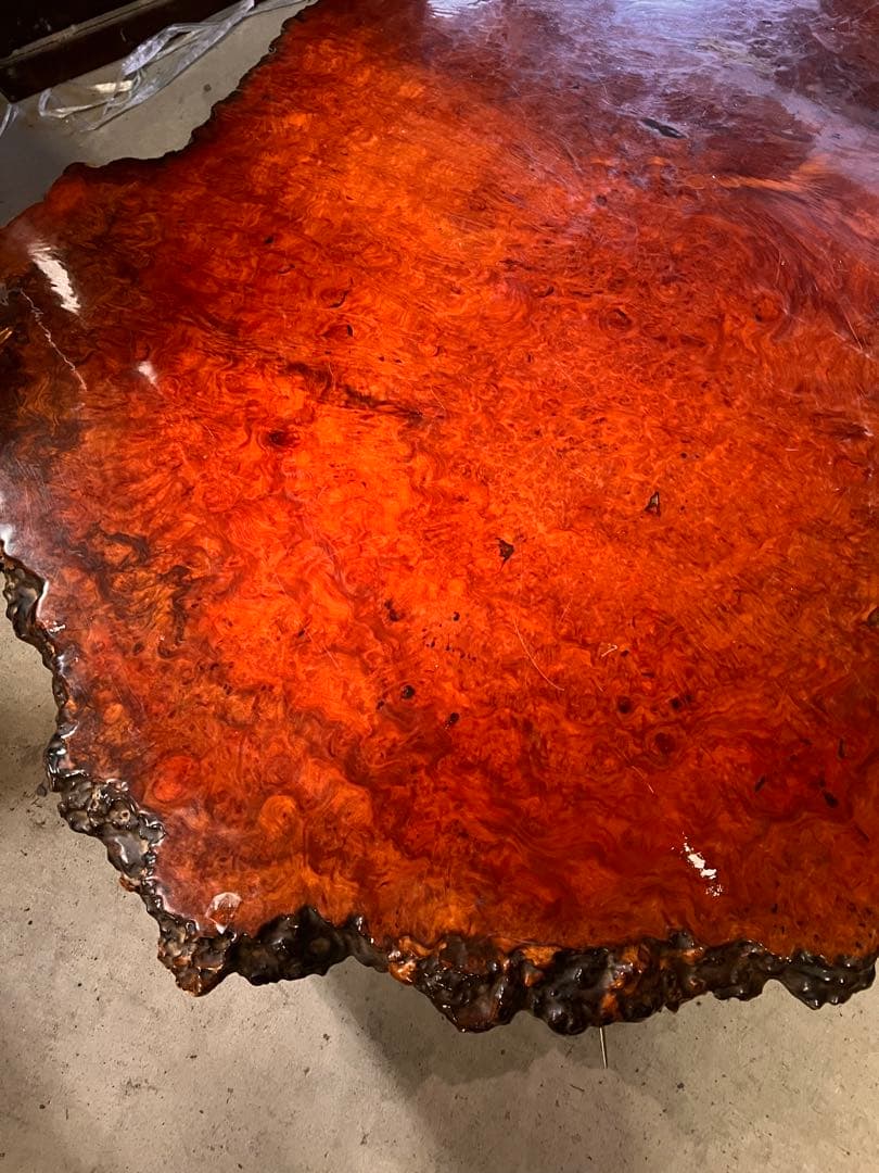 圧巻瘤杢！特大170cm 天然耳付 一枚板